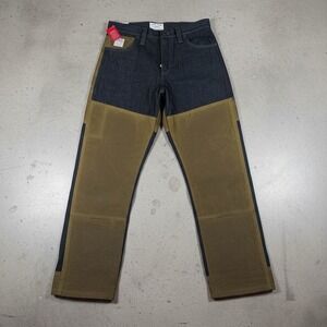 Filson x Wrangler Adventure Waxed Tin Cloth Two Tone Denim Pants Men's 32x32 NWT